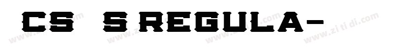 文鼎CS行楷繁S Regula字体转换